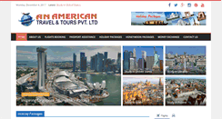 Desktop Screenshot of americantravels.net