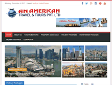 Tablet Screenshot of americantravels.net
